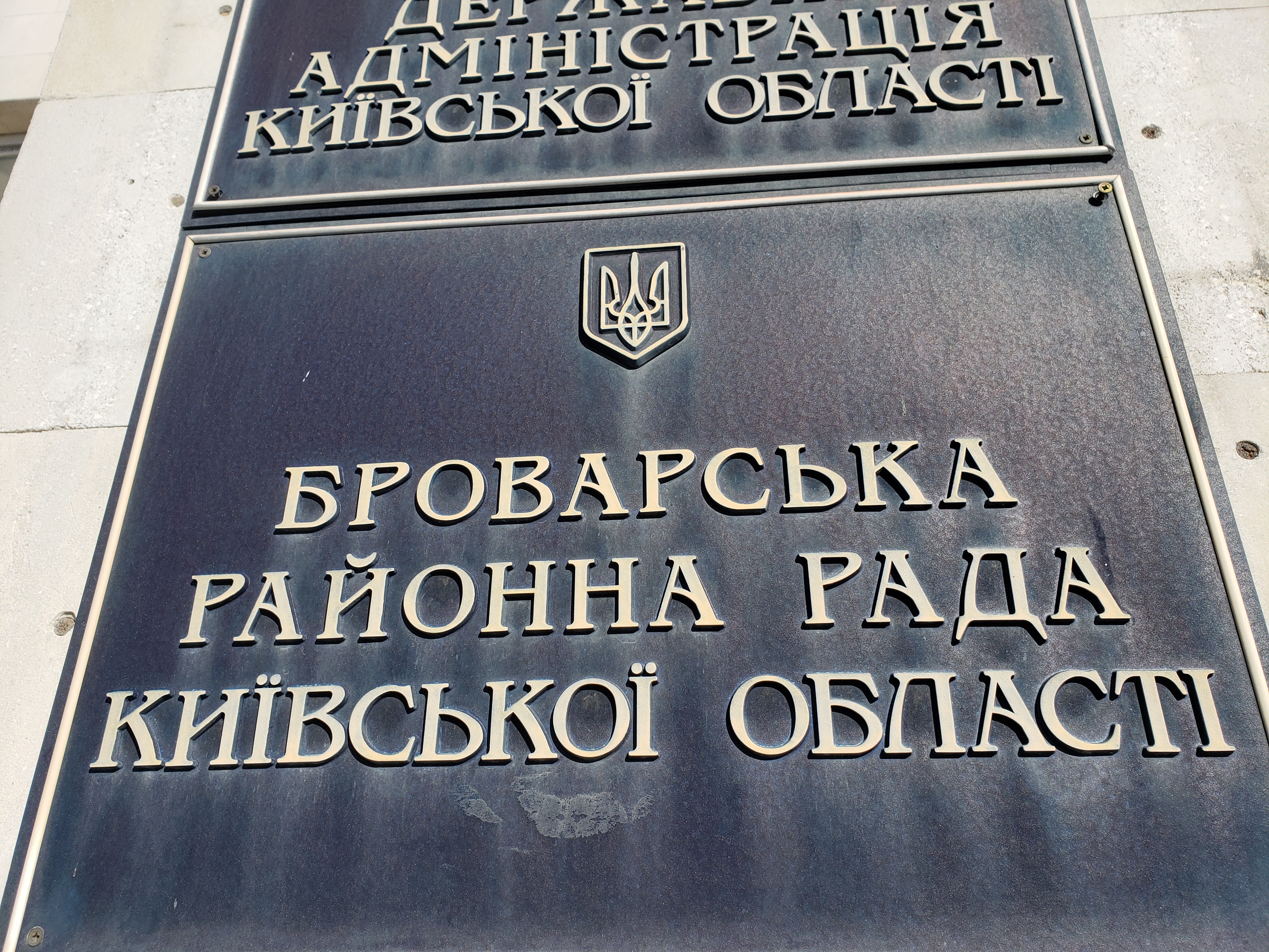 Жбурляння яйцями у Броварькій райраді