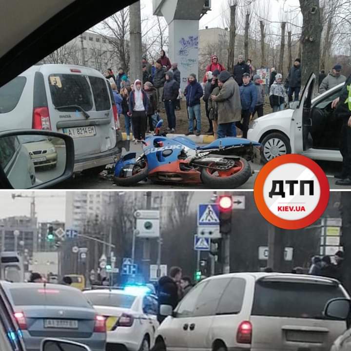 У Броварах мотоцикліст протаранив автомобіль, є постраждалі - FB IMG 1583075803111 prygody, novyny, brovary, dtp У Броварах мотоцикліст протаранив автомобіль, є постраждалі - - FB IMG 1583075803111